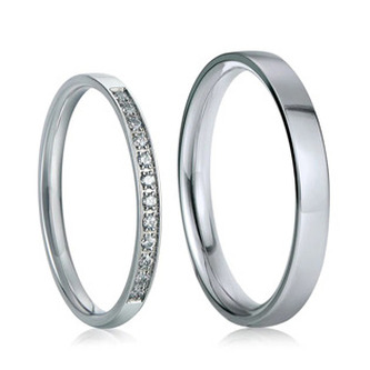 AN1048 AN1048 Snubní prsteny chirurgická ocel - pár