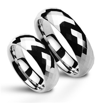 NWF1033 NWF1033 Wolframové snubní prsteny - pár
