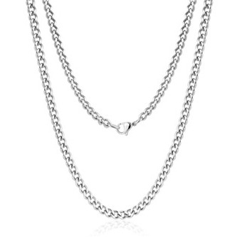 OPE1092-040-55 Ocelový řetízek, šíře 4 mm