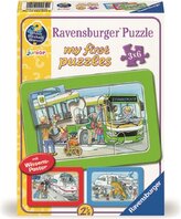 RAVENSBURGER Moje první puzzle Dopravní prostředky 3x6 dílků