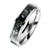 OPR1953-57 OPR1953 Dámský snubní prsten vykládaný perletí