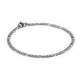 OPA1683-18 Ocelový náramek FIGARO š. 4 mm, délka 18 cm