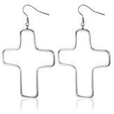 OPN1226 Ocelové náušnice kříže