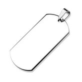 DR1010 Ocelový přívěšek - vojenská známka EXTRA VELKÁ