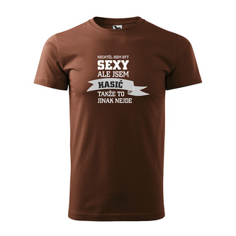 Nechtěl jsem být sexy, ale jsem hasič: hnědé 4XL