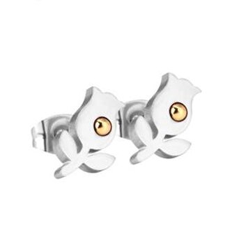 OPN1060-05 Ocelové náušnice růžičky