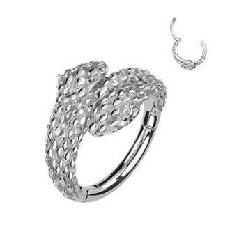 SG112ST-1210 Ocelový kruh - helix / cartilage piercing had - zvířátka