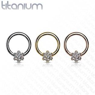 TIT1118-ST Segment kruh - septum piercing TITAN - ocelová