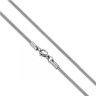 OPE1269-024-40 Ocelový řetízek had, tl. 2,4 mm