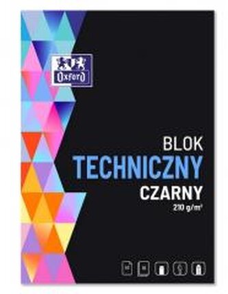 Blok do malowania A3/10K czarny (10szt) OXFORD