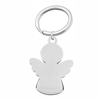 OPT1049 Ocelový přívěšek na klíče - andělíček - andílci