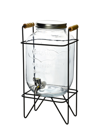 MODERN KITCHEN Słój z kranikiem 4L11c17x26cm plus stelaż