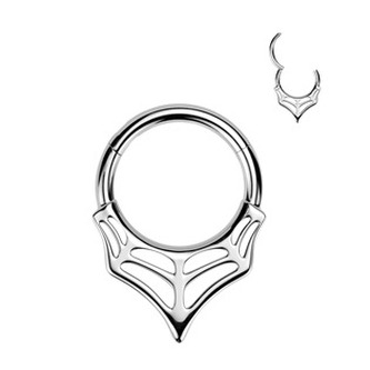SG123-ST Ocelový kruh - helix / cartilage / septum piercing