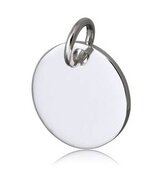 DR1311-10 Ocelový přívěšek kolečko, 10 mm