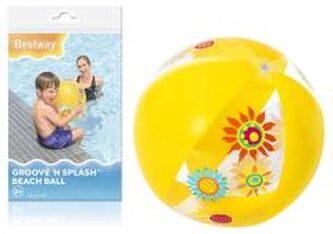 Piłka dmuchana żółta 51cm