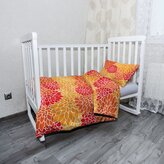 Dětské povlečení do postýlky Barevné květiny: 100x135 / 40x60