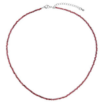 EG3552 Náhrdelník s pravými garnet kameny