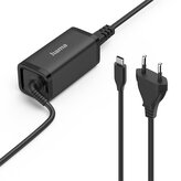 Hama USB-C napájecí zdroj pro notebooky, Power Delivery, GaN, 45 W