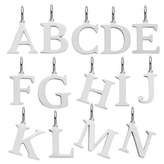 OPP1918-S Ocelový přívěšek - písmeno - iniciála - iniciála "S