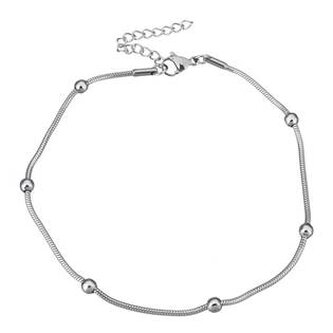 RN1125 Dámský ocelový řetízek na nohu