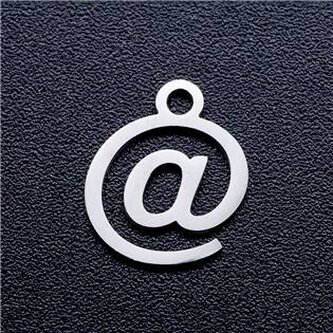 OK1399-ST Malý ocelový přívěšek zavináč