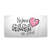 Ručník Nejlepší máma na světě: 50x100 cm