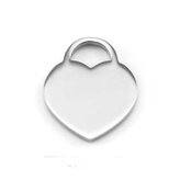 DR1268-M Ocelový přívěšek srdíčko malé 16 x 19 mm - srdce