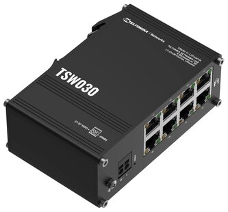 Teltonika TSW030 průmyslový nemanažovaný switch, 8x 10/100, bez zdroje Teltonika TSW030 průmyslový nemanažovaný switch, 8x 10/100, bez zdroje