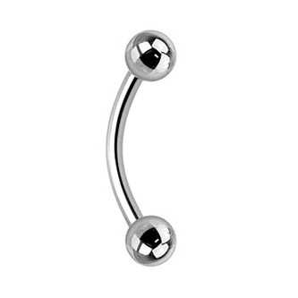 OB01100-12063 Piercing do obočí - kuličky