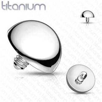 TIT1075-ST04 Náhradní půlkulička TITAN, závit 1,2 mm