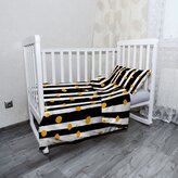 Dětské povlečení do postýlky Pruhy a puntíky: 100x135 / 40x60