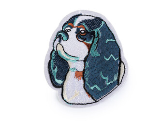 Nažehlovačka pes - 10 ks - 1 modrá