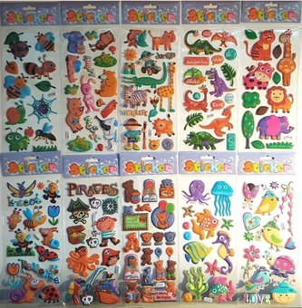 Naklejki z brylantem mix