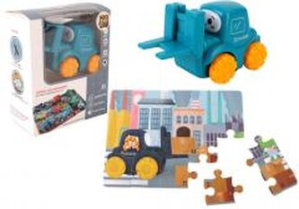 Auto puzzle przygoda drogowa widlak