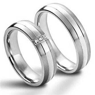 NSS1021 NSS1021 Snubní prsteny chirurgická ocel - pár