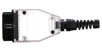 Zástrčka OBD-II s 16 piny pro montáž vlastního kabelu MECHANIC CABLE 30, transparentní SIXTOL