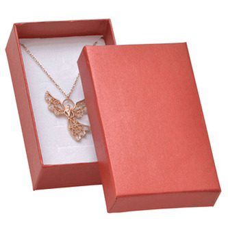 KR0324-R Dárková krabička - perleťově červená