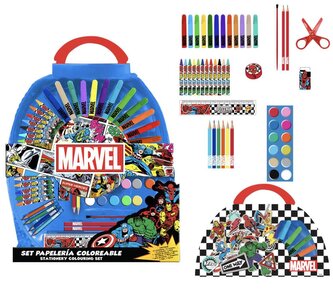 Kreativní set 50 předmětů Marvel|Avengers: Komiksoví superhrdinové (41 x 58 x 3 cm)
