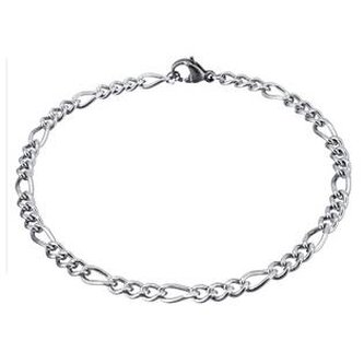 OPA1343 Dámský ocelový náramek figaro, šíře 4 mm