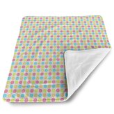 Deka pro miminko Veselé barevné puntíky: 80x100 cm