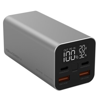 GoGEN Powerbank PB20000mAh, PD 65W - stříbrná GoGEN Powerbank PB20000mAh, PD 65W - stříbrná