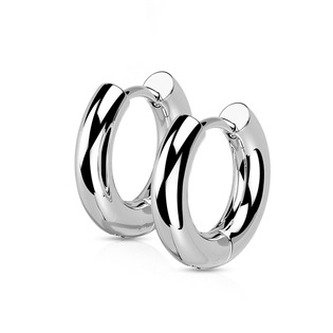 OPN1923ST-14 Ocelové náušnice kroužky 14mm