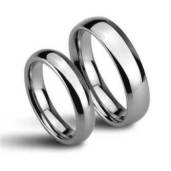 NWF1025-6,NWF1025-4 NWF1025 4+6mm Wolframové snubní prsteny - pár
