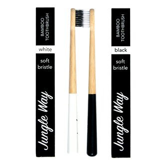 Jungle Way Set zubních kartáčků z bambusu