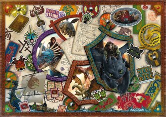 TREFL Puzzle Jak vycvičit draka 1000 dílků