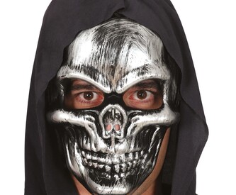 Fiestas Guirca Maska skeleton PVC