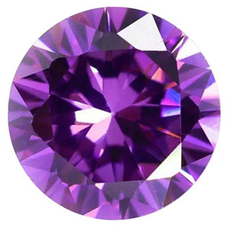 CZ10-1.25_100 CZ Kubický zirkon - Amethyst, 100 ks - fialová