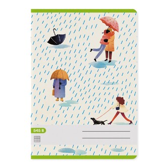 Papírny Brno - Školní sešit Premium 545 - A5, 40 listů, čtverečkovaný - 10 ks