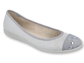 309Q017 36 - LENA baleríny stříbrné,tečky ve špici 309Q017_37