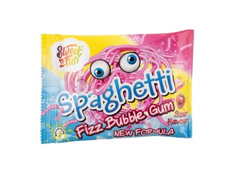 Spaghetti fizz bubble gum / 24 ks